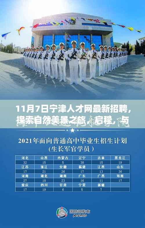宁津人才网11月7日最新招聘,启程探索自然美景,共赴宁静的彼岸之旅
