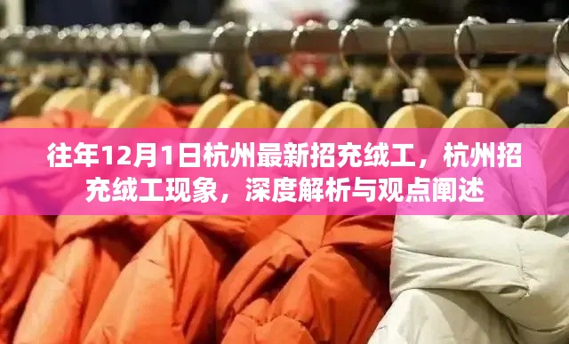 深度解析，杭州充绒工招聘现象——历年招聘趋势与观点阐述