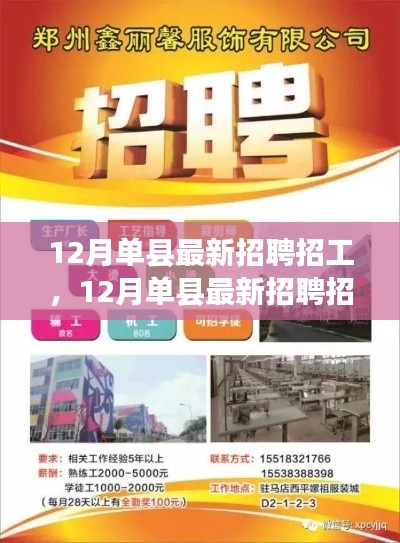 12月单县最新招聘招工,12月单县最新招聘招工信息汇总,职场人的福音,求职者的天堂