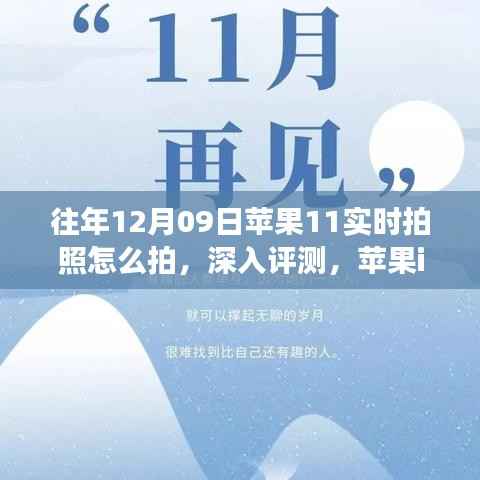 深入评测,苹果iPhone 11在往年12月09日的实时拍照功能体验与解析技巧