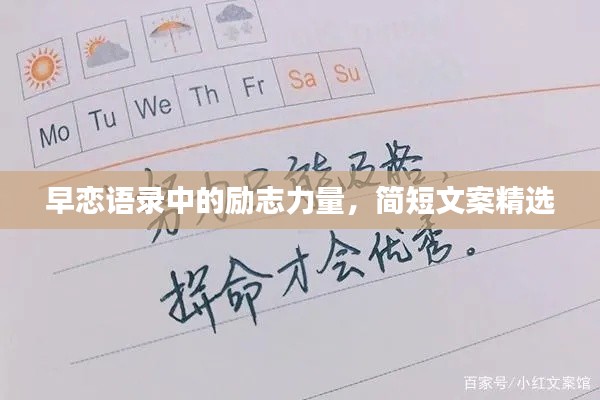 早恋语录中的励志力量，简短文案精选