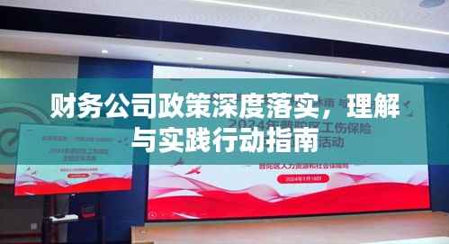 财务公司政策深度落实,理解与实践行动指南